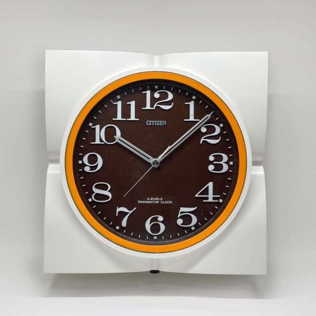 70s “CITIZEN” Wall Clock「Firstmecha」（Space Age Re-Color）