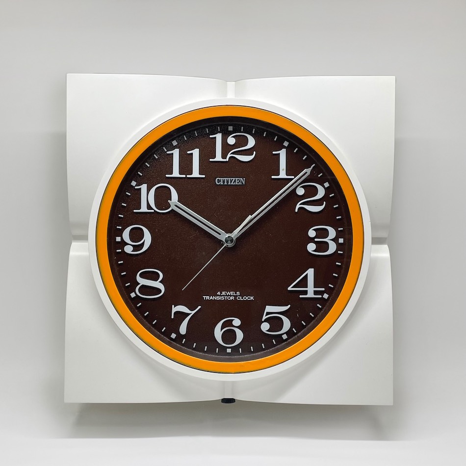70s “CITIZEN” Wall Clock「Firstmecha」（Space Age Re-Color）